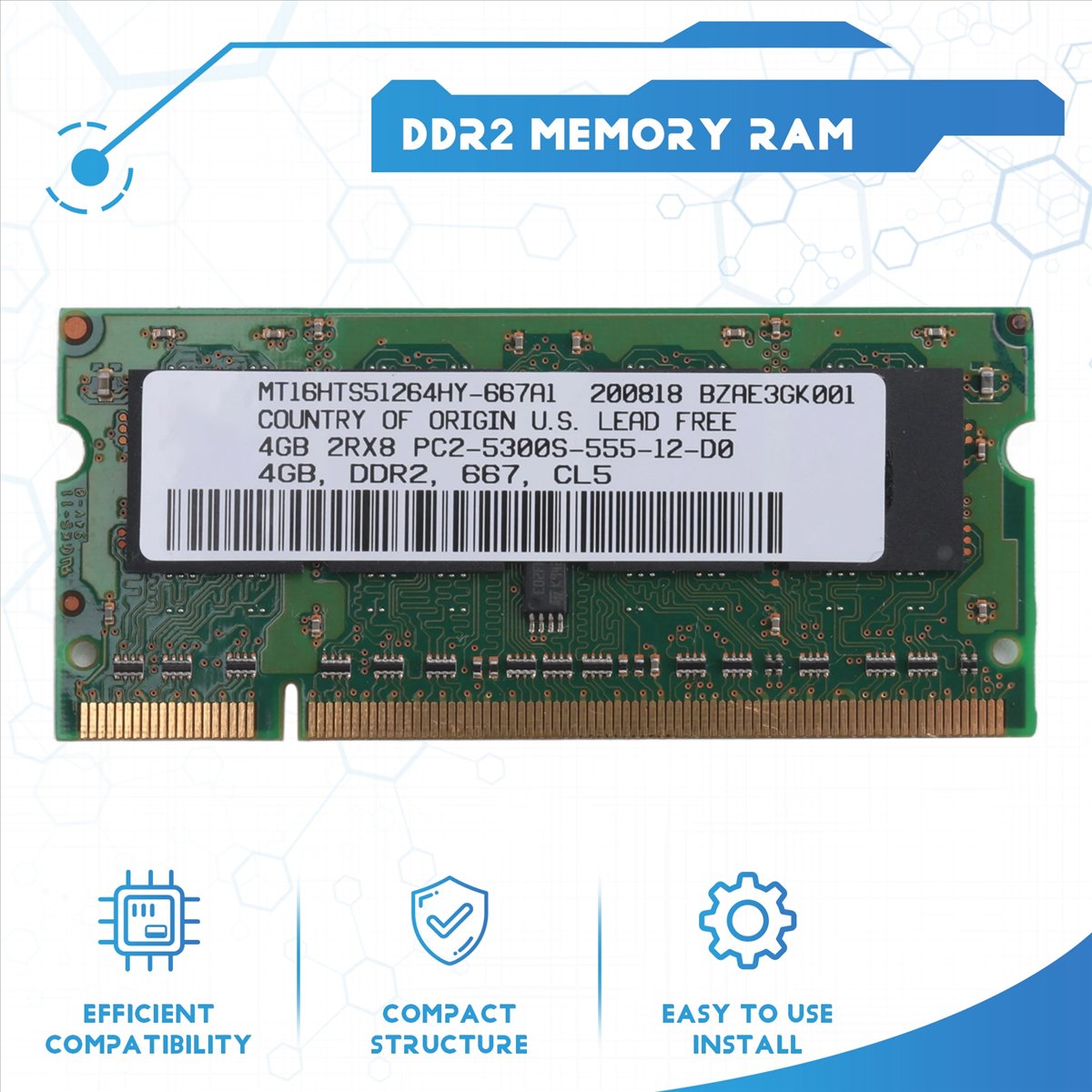 Ddr2 Ram - ABAN DDR2 4GB Pamięć RAM do