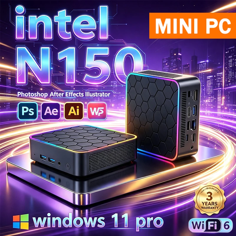 Ddr4 16Gb - 2026 Nowy Mini PC Intel N150