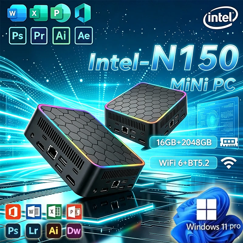 2026 Nowy Mini PC Intel N150 1 – Ddr4 16Gb recenzja i cena