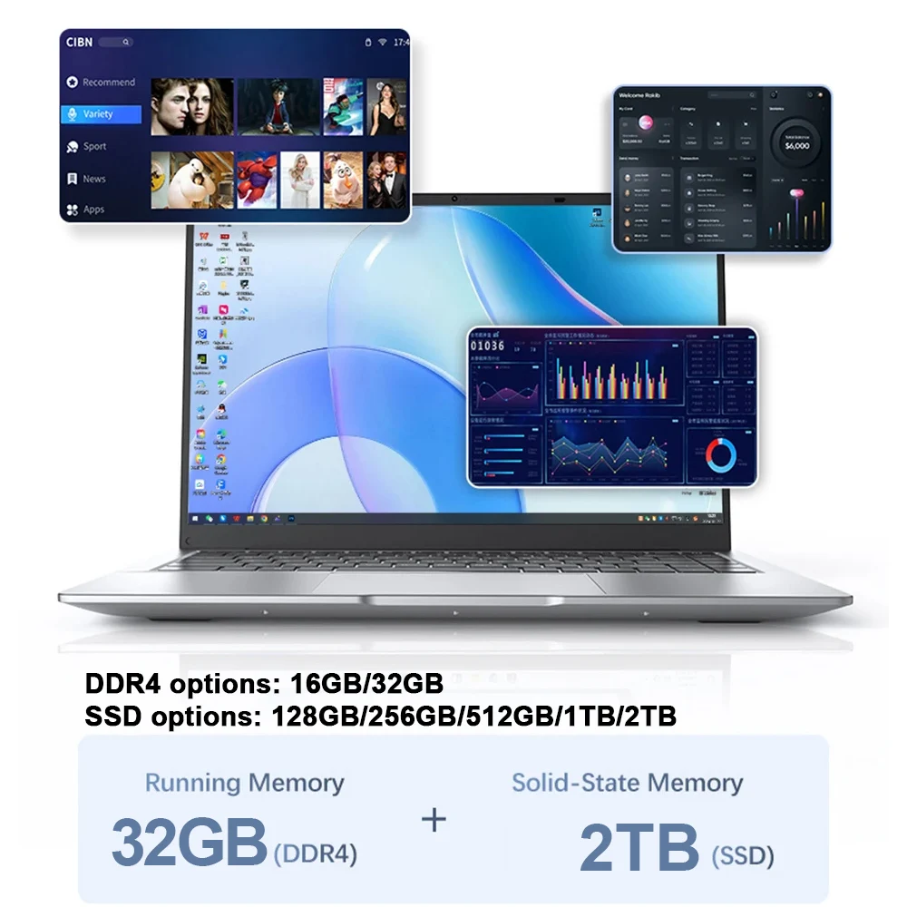 2026 Nowy ultracienki laptop 1 – Ddr4 32Gb recenzja i cena