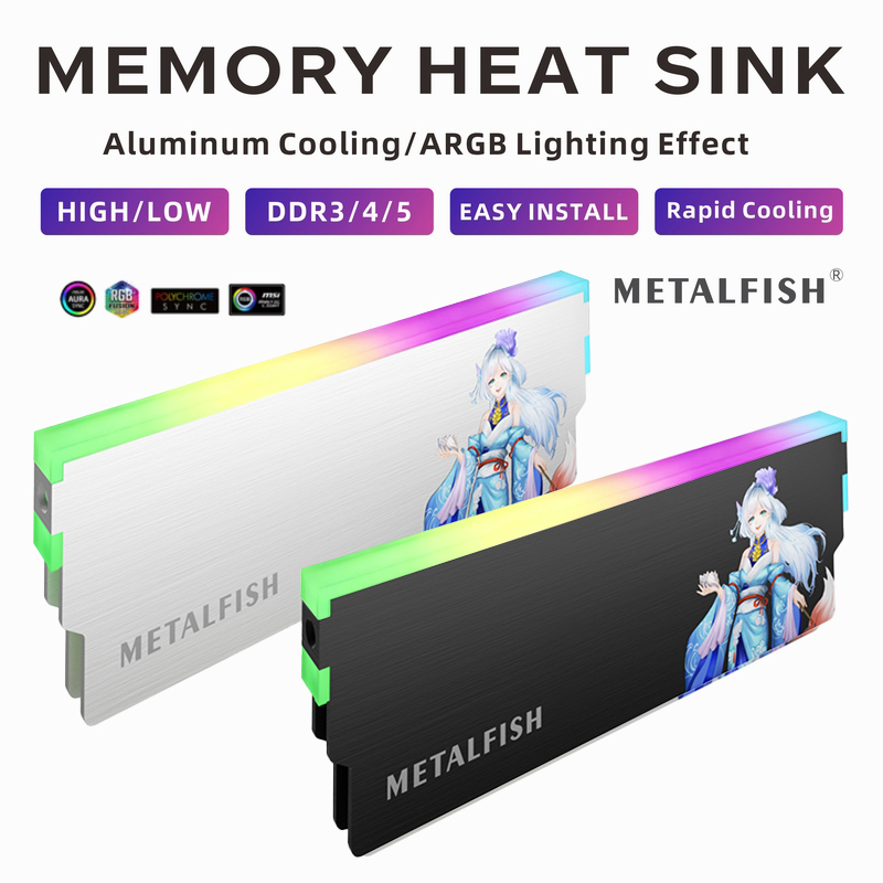 Radiator METALFISH DRAM 5V-3PI – Ddr3 8Gb recenzja i cena