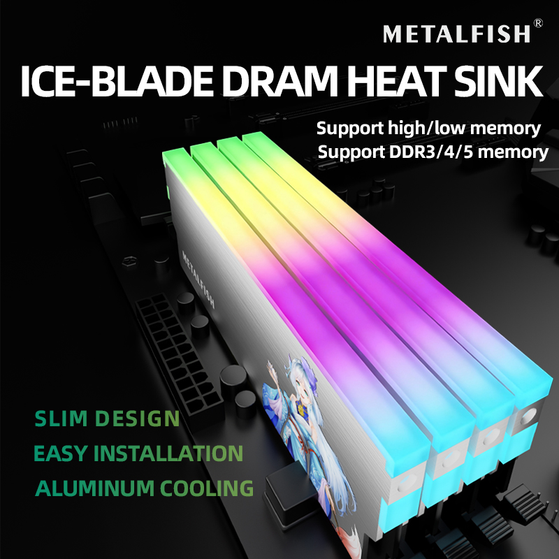 Radiator METALFISH DRAM 5V-3PI – Ddr3 8Gb recenzja i cena